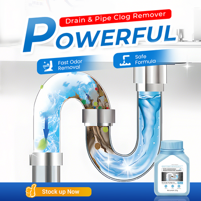 🧹 Up to￡2.99 per serving！ ⚡ Powerful Drain & Pipe Clog Remover – Strong Unclogging Power, Multi-Pipe Universal Fit, Fast-Acting & Easy to Use 🚿