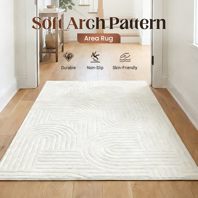 Soft Arch Pattern Area Rug – aurora07-1