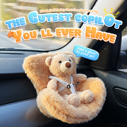 Suitable for Labubu Doll Seats, Cute Plush Car Doll Seat Cushion, Cute Doll Car Air Vent Decoration, Car Interior Decoration Accessories for Women & Girls