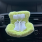 Suitable for Labubu Doll Seats, Cute Plush Car Doll Seat Cushion, Cute Doll Car Air Vent Decoration, Car Interior Decoration Accessories for Women & Girls
