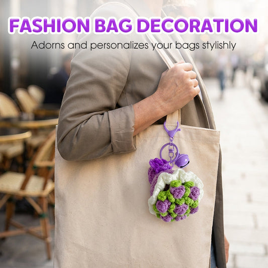 🌸Mini Crochet Floral Bouquet Keychain