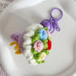 🌸Mini Crochet Floral Bouquet Keychain