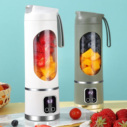 USB Rechargeable Portable Blender & Juicer, Blender for Shakes, Fruit & Vegetable Juicer, Household Kitchen Appliances for Home Outdoor Use, Ice Maker Machine