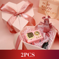 Heart-Shaped Double-Door Gift Box with Ribbon