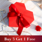 Heart-Shaped Double-Door Gift Box with Ribbon