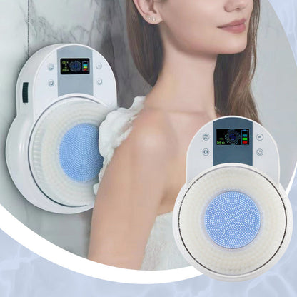 Wall-Mounted Electric Back Scrubber for Shower