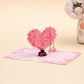 3D Valentine's Da Heart Tree Greeting Card