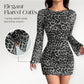 Women's Leopard Print Bodycon Mini Dress