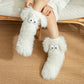 💗LAST DAY SALE 50% OFF⚡50K+ SOLD💕Women's Plush Slippers Socks Floor Socks Winter Home Indoor Thickened Fleece-Lined Anti-Slip Adult Women's Plush Snow Socks Shoe Covers
