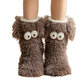 💗LAST DAY SALE 50% OFF⚡50K+ SOLD💕Women's Plush Slippers Socks Floor Socks Winter Home Indoor Thickened Fleece-Lined Anti-Slip Adult Women's Plush Snow Socks Shoe Covers