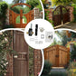 🥳2026 HOT SALE🥳💞50K+ SOLD! 🔒🚪 Heavy-Duty Gate Lock – dual-sided key, lock & unlock from either side. No more getting locked in! Solid iron, 5 keys included. 🗝️🛡️