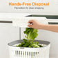 Collapsible Faucet-Hanging Sink Strainer Basket