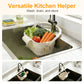Collapsible Faucet-Hanging Sink Strainer Basket