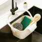 Collapsible Faucet-Hanging Sink Strainer Basket
