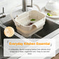 Collapsible Faucet-Hanging Sink Strainer Basket