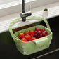 Collapsible Faucet-Hanging Sink Strainer Basket