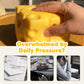 🧀Giant Cheese Stress Toy – Therapeutic Relief with Satisfying Squeeze! ✨
