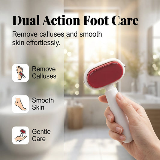 🎉Buy 2 Get 1 Free🦶 Double Sided Stainless Steel Foot Scraper Callus Remover ✨