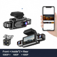 Full HD 1080P 4-Lens Dash Cam with WiFi