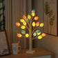 ✨Lighted Birch Egg Tree with 24 Colorful Eggs🌳💡