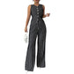 Women's Striped Vest & Wide-Leg Pants