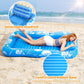 💦Inflatable Tanning Pool Lounger – Smart spray cools you automatically. Detachable pillow, cup holders & safety handles. Holds 2 adults (350lb). Perfect for garden or beach! 🏖️🌞