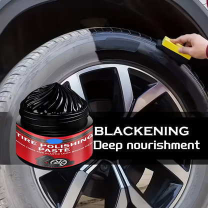 🚗LAST DAY BUY 1 GET 1 FREE! ✨ Car Tire & Plastic Trim Renewal Paste – Restores Shine, Prevents Cracking & Easy Application 🛞