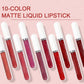💞50K+ SOLD💝10Pcs Matte Waterproof  Long Lasting Lip Gloss