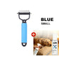 Double sided pet grooming brush