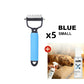 Double sided pet grooming brush