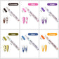 ✨ DIY nail art pen – Set of 12 curved nail art pens 💅🎨
