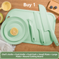 Kids Safe Kitchen Knife and Cutting Board Set
