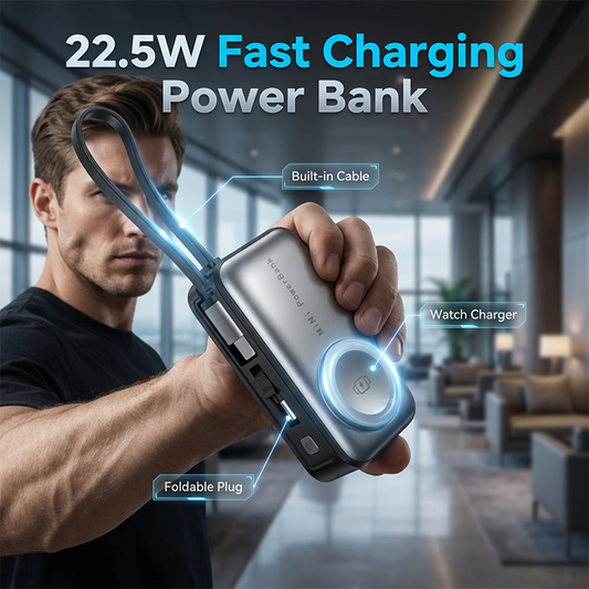 🎉 2026 Sale — Over 31,000 Sold! 🔋 Your Whole Charging Kit in One – Cables, Watch Pad & Plug Built-In! ⚡