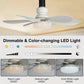 ⏳LIMITED-TIME 55% OFF!⏰2-in-1 Smart Ceiling Fan Light