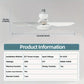 ⏳LIMITED-TIME 55% OFF!⏰2-in-1 Smart Ceiling Fan Light