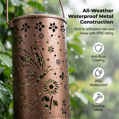 Solar Hummingbird Lantern For Elegant Garden Decor