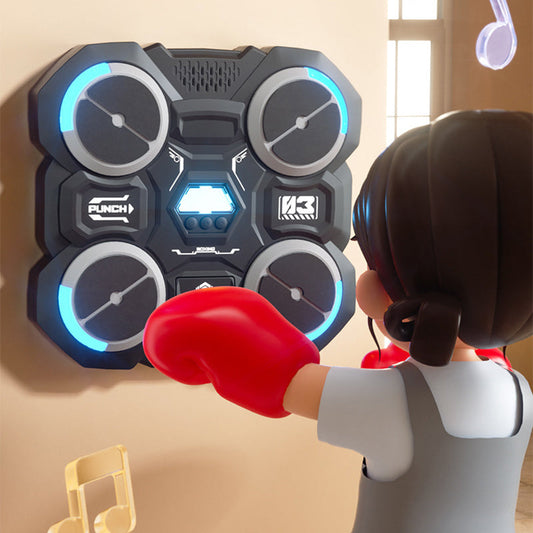 🥊💡🎵 Light-Up and Sound-Activated Punching Bag | Strikes trigger light and sound effects · Detachable · Soft and safe · Suitable for the whole family