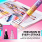 🏆 Last Day Special Price £9.99 ! 🔥Buy more Save more🎁12-Color Nail Art Marker Pen Set