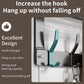 🚪 50% OFF NOW ! ⚡Over The Door Hooks with Basket – Sturdy Heavy-Duty Build, No Drill Installation, Holds Up To 50lbs for Efficient Home Storage✨