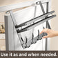 🚪 50% OFF NOW ! ⚡Over The Door Hooks with Basket – Sturdy Heavy-Duty Build, No Drill Installation, Holds Up To 50lbs for Efficient Home Storage✨