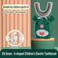 🎁⏰Kids' U-Shaped Automatic Electric Toothbrush