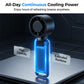 Foldable Turbo Handheld Fan with LED Display