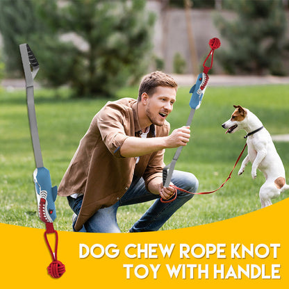 🐾Hot Sale 70% OFF🐾Dog Chew Rope Knot Toy With Handle