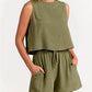 Summer Solid Color Fashion 2-piece Set