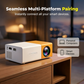 Portable Mini HD Projector for Home Entertainment