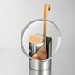 🏆 Last Day Special Price £8.99 ! 🔥Buy more save more🍳Multi‑Functional Kitchen Utensil Holder, Stainless Steel Organizer, for Spoons, Pot Lids & Cooking Gadgets, Countertop Kitchen Storage