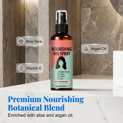 Lightweight No-Rinse Nourishing Wig Spray