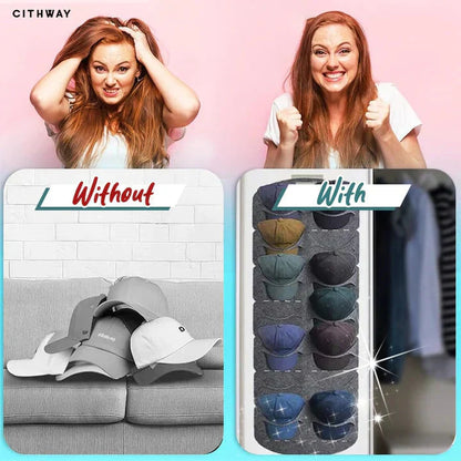 Cithway™ hanging cup holder with multiple pockets