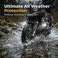 📢📢50% OFF !! ⏰Universal Motorcycle LED Spotlight Dual Color Auxiliary Driving Light