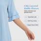 Women's Ruffled Short Sleeve Blouse